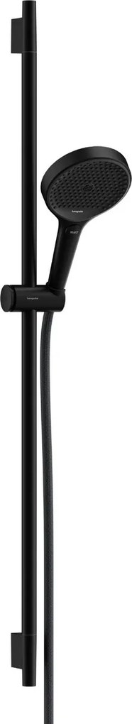 Hansgrohe Rainfinity, sprchová sada 130 3jet s tyčou S Puro 90 cm, čierna matná, HAN-28743670