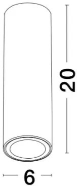 Bodové svietidlo 2 biele