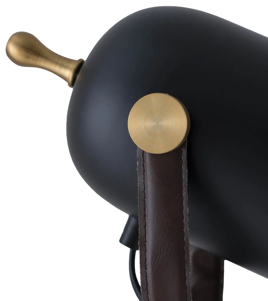 Stojacia lampa acian čierna MUZZA