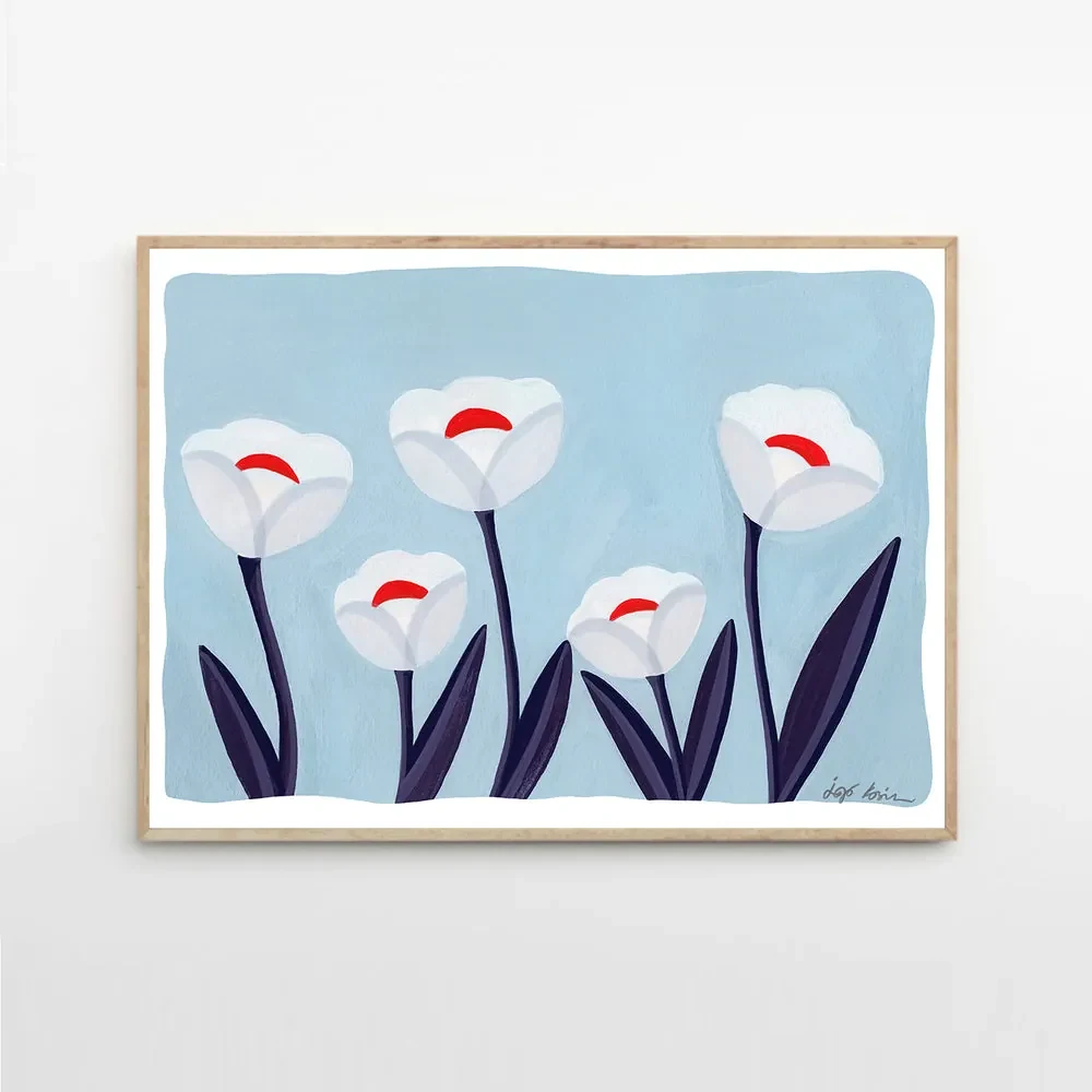 The Poster Club Plagát Flowers 01 by Iga Kosicka 50x70 cm
