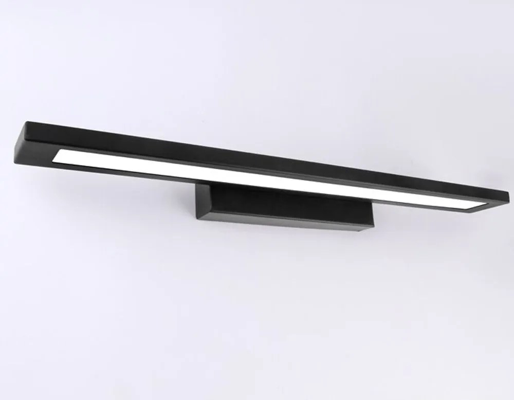 Toolight Toolight, LED nástenná lampa nad zrkadlo 40cm 7W, 560lm, APP839-1W, čierna, OSW-06664