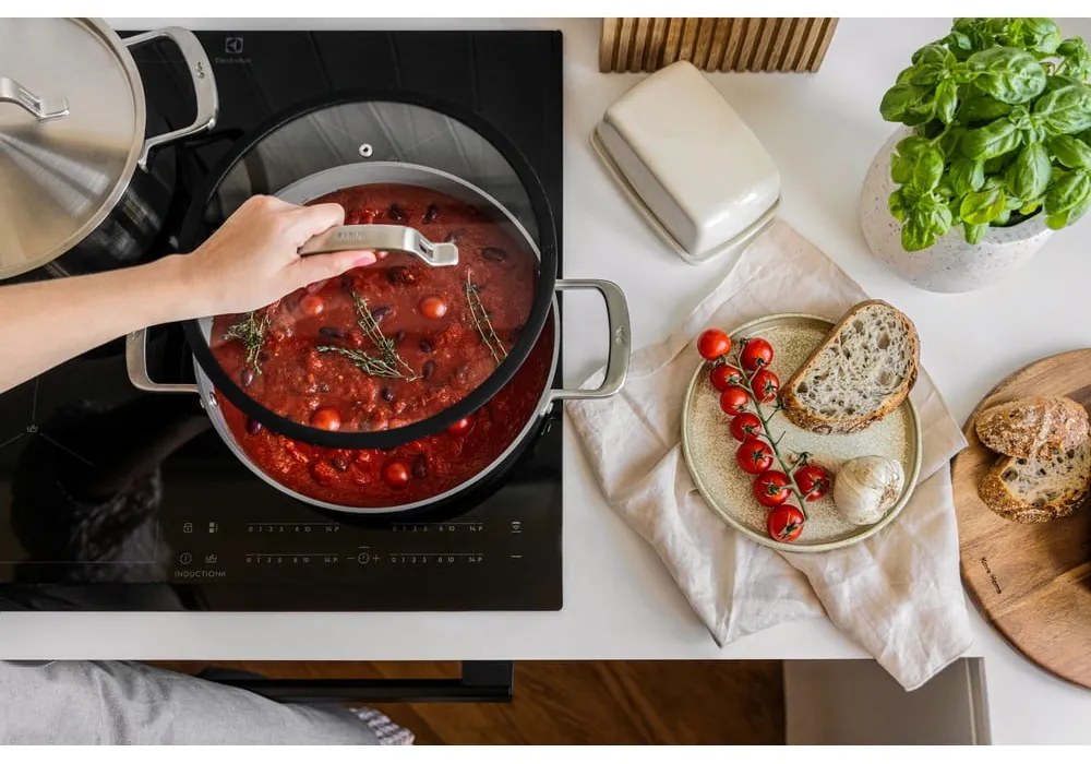 Panvica s pokrievkou/s keramickým povrchom ø 28 cm tegame Meda 3.0 – FABINI