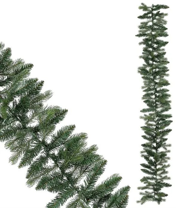 Vianočná smreková girlanda, 180 cm, zelená