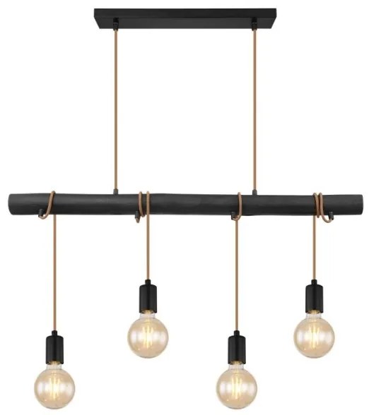 Globo 15459-4H - Luster na lanku LEO 4xE27/60W/230V