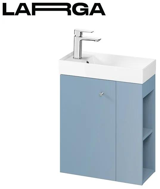 Cersanit Larga, umývadlová skrinka 50cm, modrá matná, S932-065-DSM