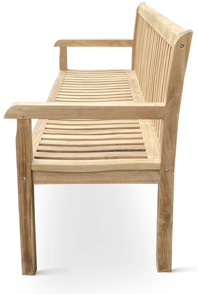 Kingsbury záhradná lavica teak 180 cm