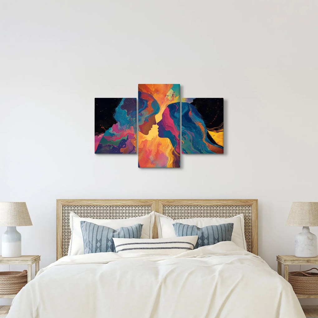 Obraz - Vesmírna láska (90x60 cm)