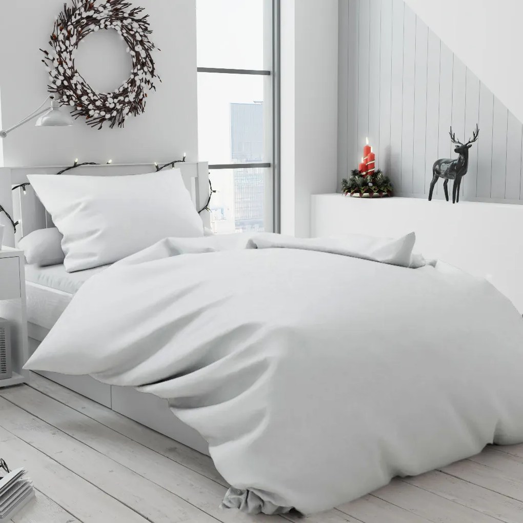 Bavlnené obliečky Lux Biele hotelové vrecko Rozmer obliečky: 70 x 90 cm | 140 x 200 cm