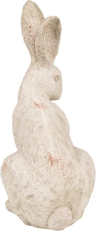 Decorative Figurine Rabbit 19x15x35 Cm Beige Stone - 19*15*35 cm