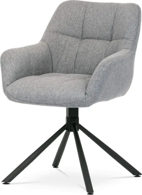 Jedálenská stolička sivá HC-532 SIL2