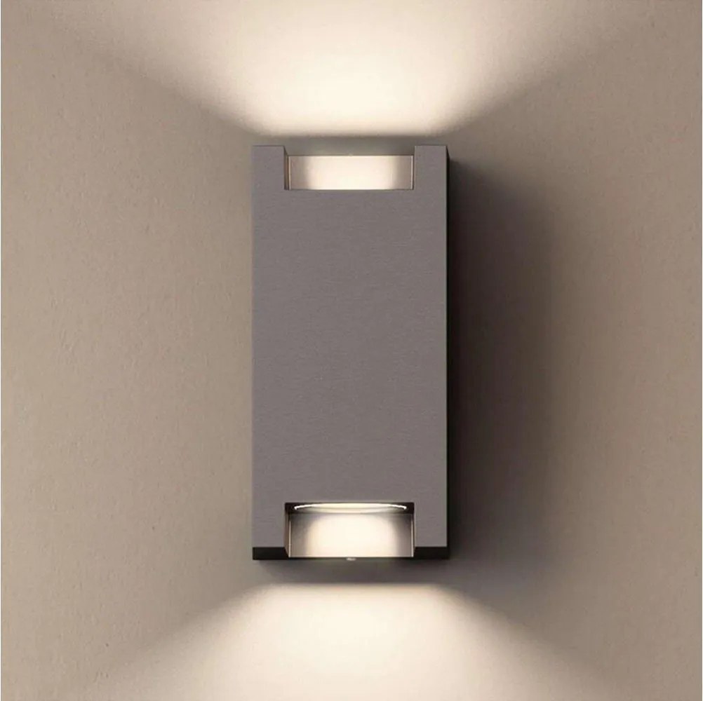 Philips 17339/48/PN - Vonkajšie nástenné svietidlo MYGARDEN TROWEL 2xGU10/5W IP44