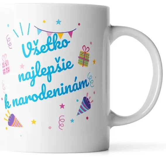 Sablio Hrnček Všetko najlepšie k meninám 2 - 330 ml - standard