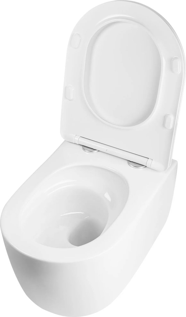 Závesná WC misa REA Eddy Tornado Rimless FLAT N