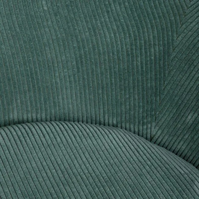 Otočné kreslo LUNAIRE zelené TEDDY BOUCLÉ 872155