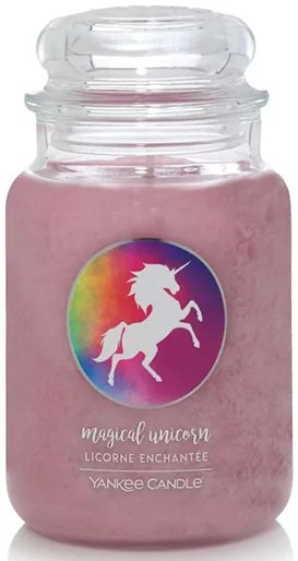 Yankee Candle ružové vonná sviečka Magical Unicorn Classic veľká