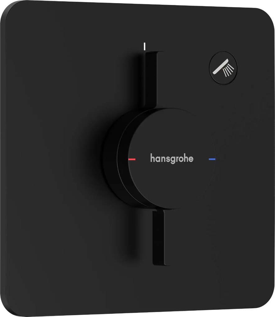 Hansgrohe DuoTurn Q, batéria pod omietku pre 1 spotrebič, čierna matná, HAN-75614670