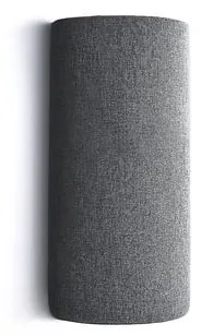 Akustický panel POLY, polovičný valec, Ø280x500 mm, nástenný, svetlošedá