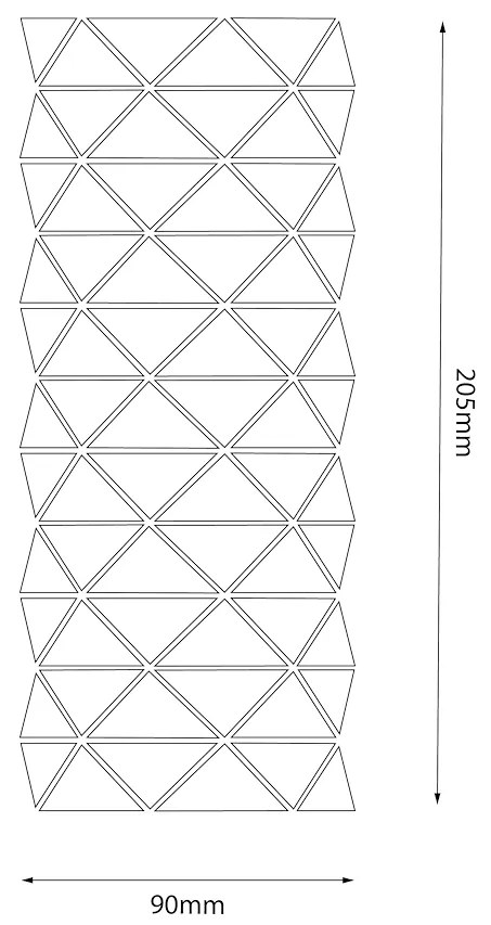 EUlight Stolná lampa Torre, 1x transparentné PVC tienidlo, RGB