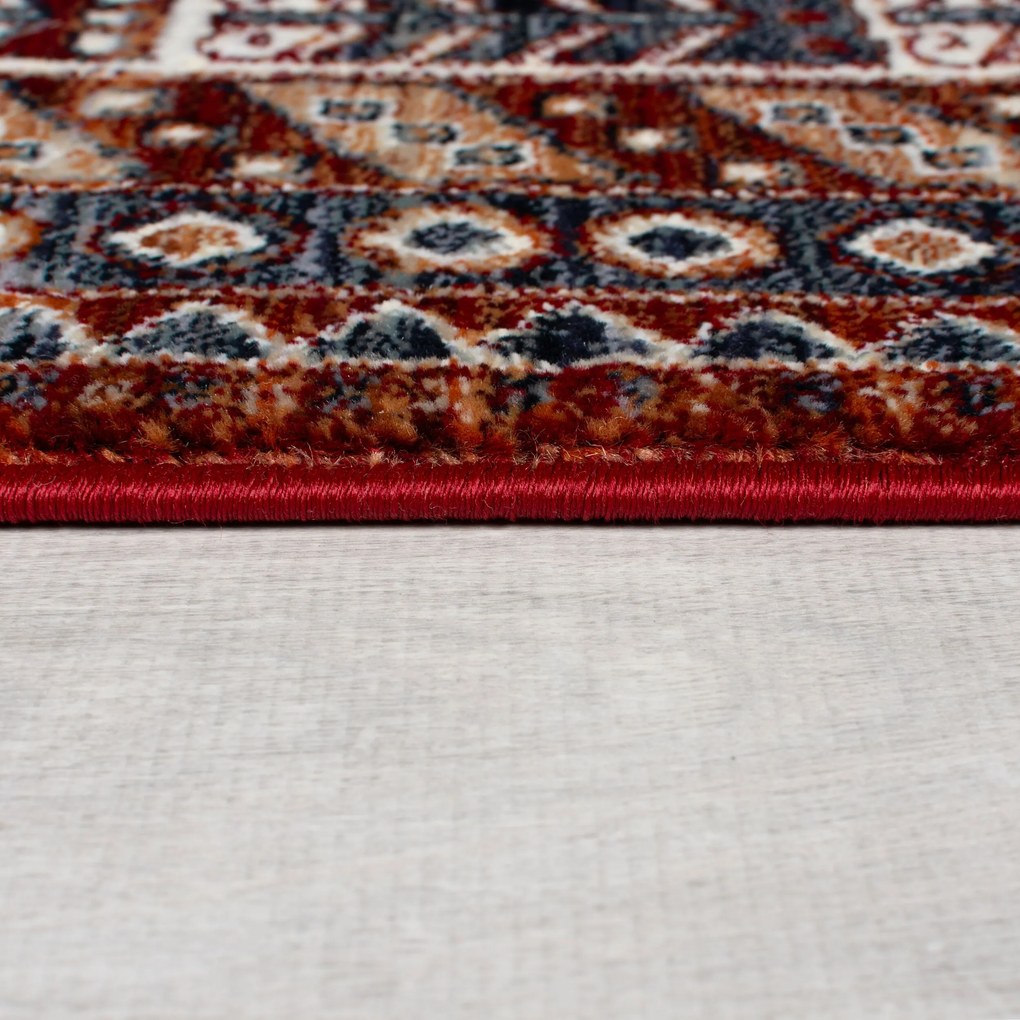 Flair Rugs, Kusový koberec Cooper Babylon Traditional Red, 200x300, červená, obývacia izba