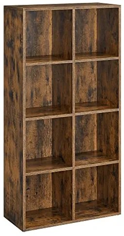 Knižnica s 8 priehradkami VASAGLE LBC024T01