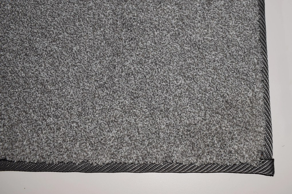 Lano, Kusový koberec Supersoft s bordurou 840 sv. šedý, 160x230, šedá, chodba / predsieň