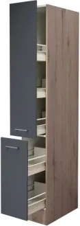 Vysoká kuchynská skriňa Tiago AHS30, dub san remo/šedá, šírka 30 cm%