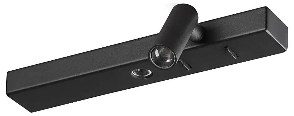 Ideal Lux - LED Nástenné svietidlo BONNE 2xLED/6,5W/230V CRI 90 čierna