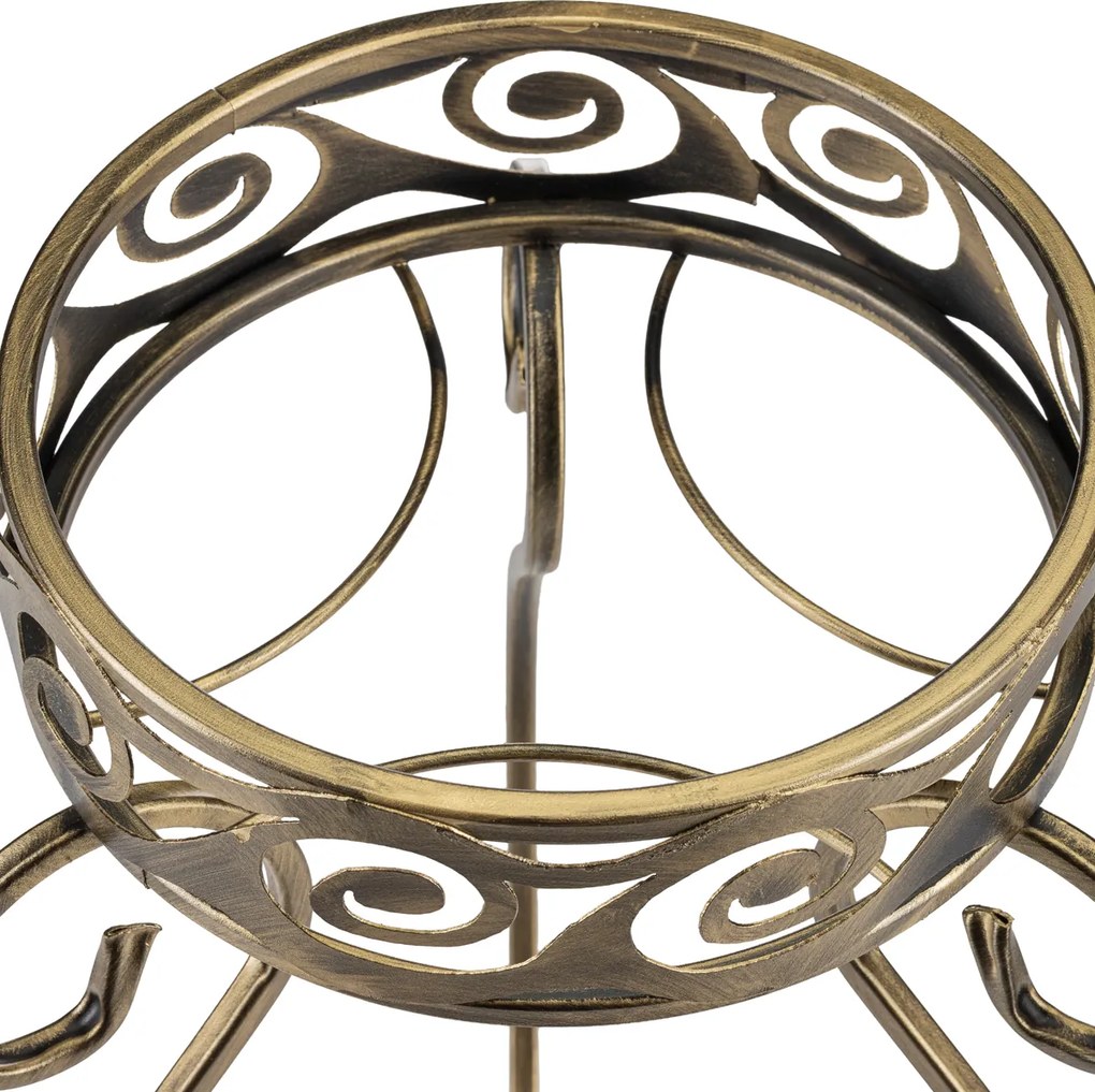 STOJAN NA KVETINÁČ FIORINA 63X33,5 CM ZLATÁ