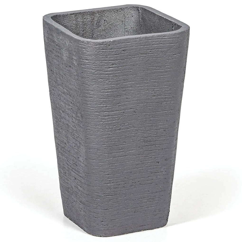 Kvetináč obdĺžnikový L, 29 x 29 x 50 cm, sivá