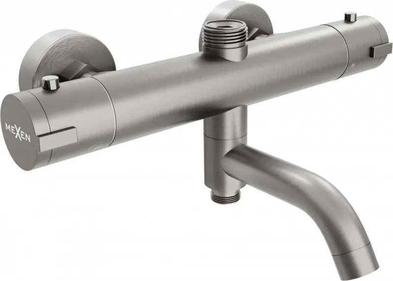 Mexen KAI termostatická vaňová/sprchová batéria, grafitová, 77900-66