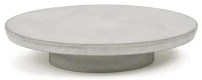 Betónový tortový podnos Simple Plate, S – sivý