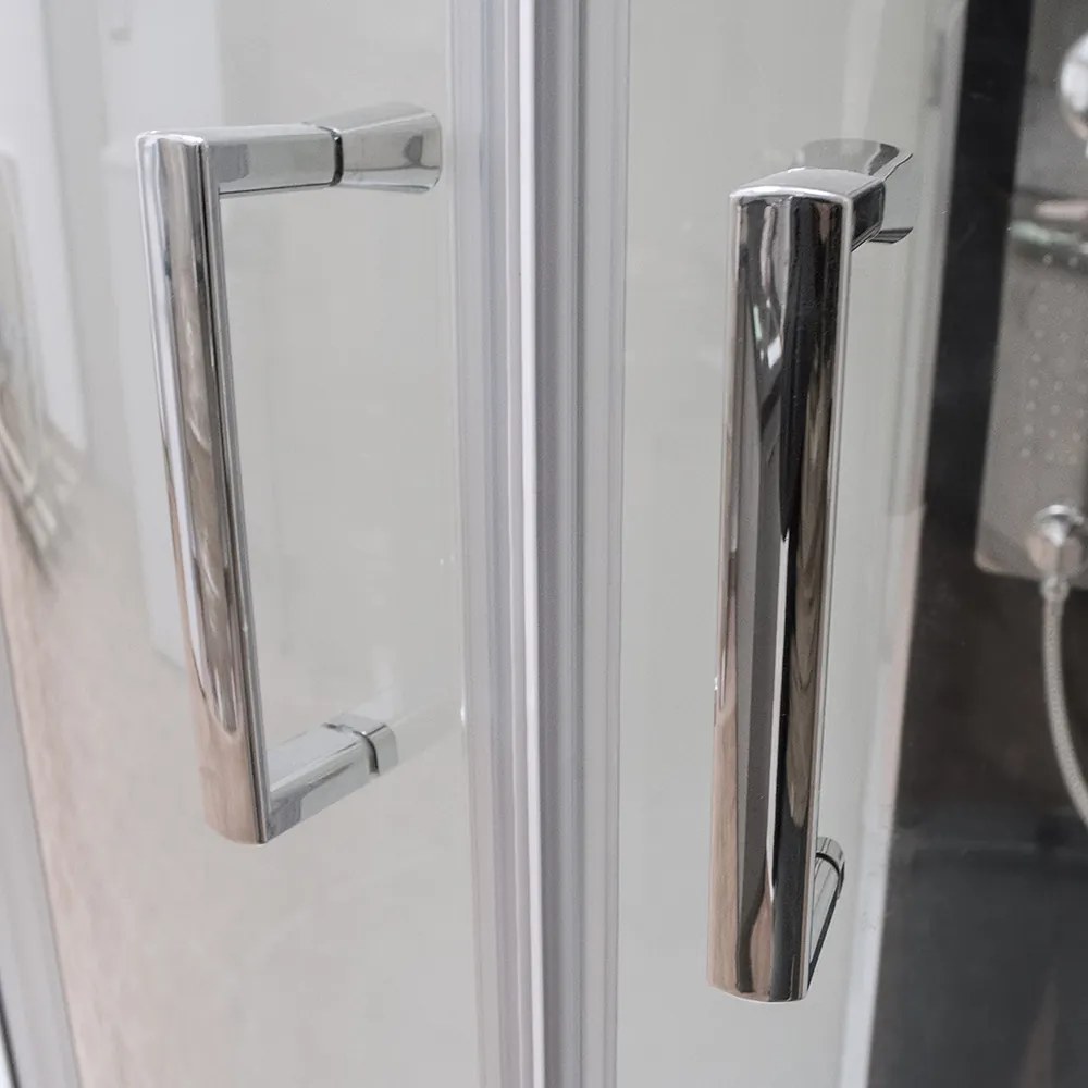 Sprchový box LUCIDUS SQUARE 90 x 90 cm Brillant Sklo TRANSPARENT