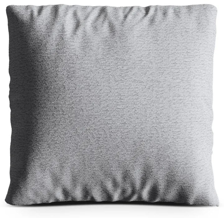 Svetlosivý vankúš na gauč z textílie buklé Kemi – Cosmopolitan Design