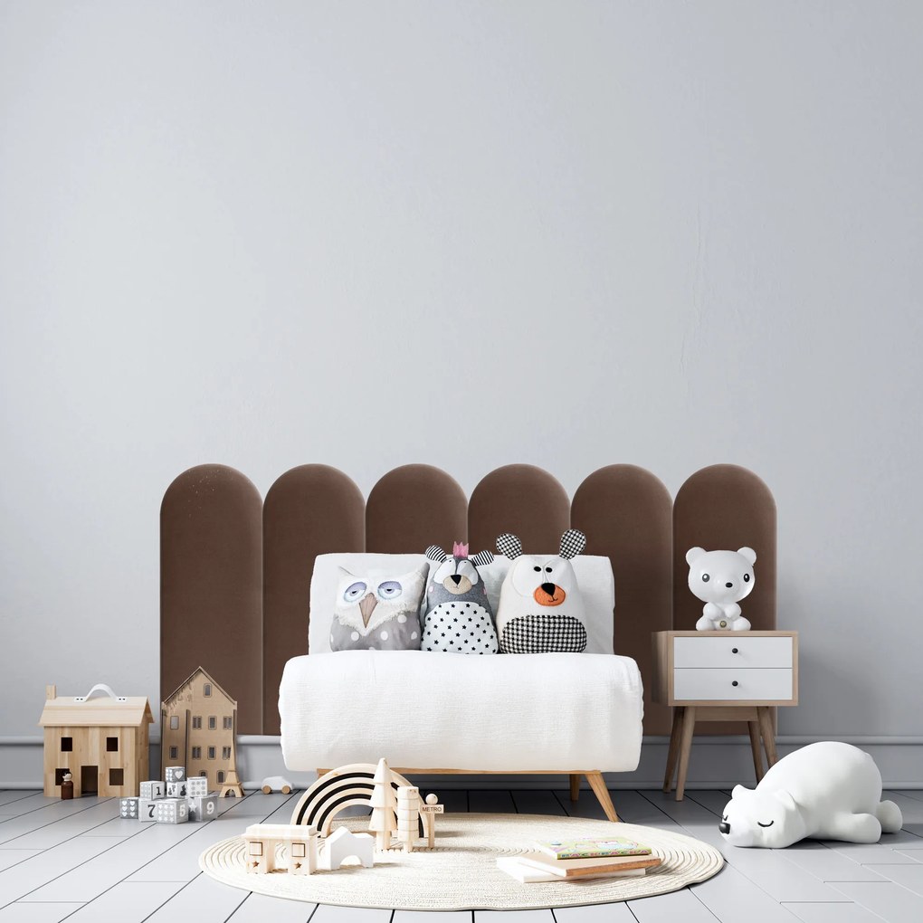 Zástena za gauč - Oblúk - 30x80cm Farba: Hnedá