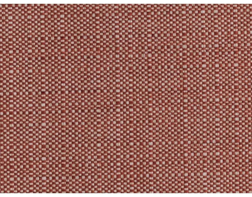 Čalúnená dvojlôžková posteľ s úložným priestorom s roštom 140x200 cm v tehlovej farbe Elizabeth – Micadoni