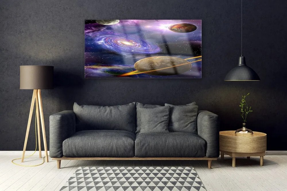 Obraz na akrylátovom skle Vesmír 120x60 cm