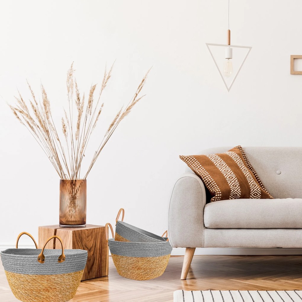 Sada úložných košov BOHO II 3 kusy