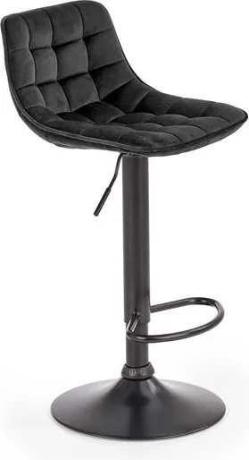 Barová stolička Hertha (čierna). Vlastná spoľahlivá doprava až k Vám domov. 1039569