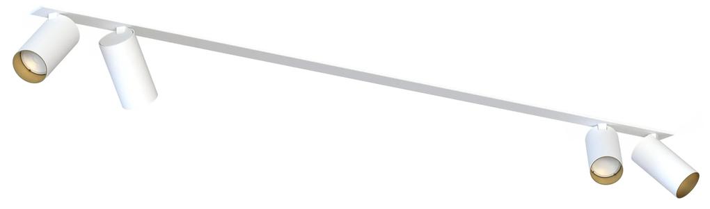 NOWODVORSKI Podhľadové bodové LED stropné osvetlenie MONO SURFACE, 4xGU10, 10W, biele, zlaté