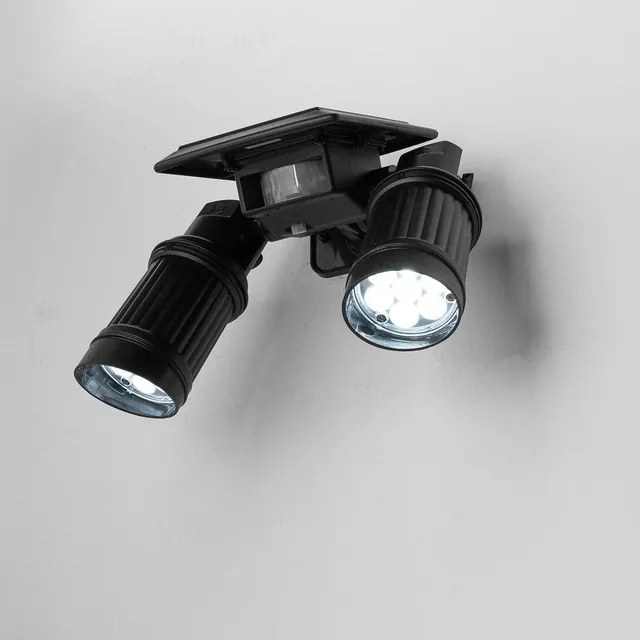 Obojsmerná solárna LED lampa s detektorom pohybu