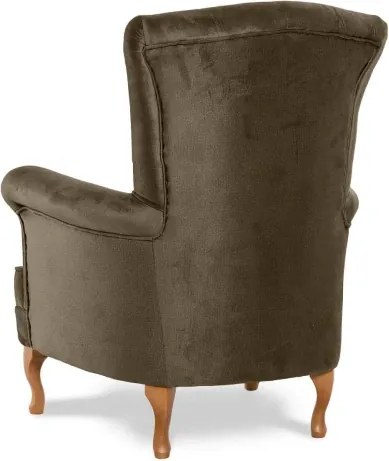 Kreslo Panama 1, hnedá (Monolith 09)