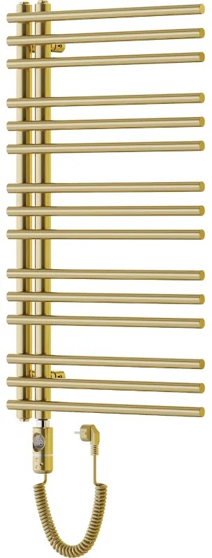 Mexen Neptun, elektrické vykurovacie teleso 900 x 500 mm, 300 W, zlatá lesklá, W101-0900-500-2300-50