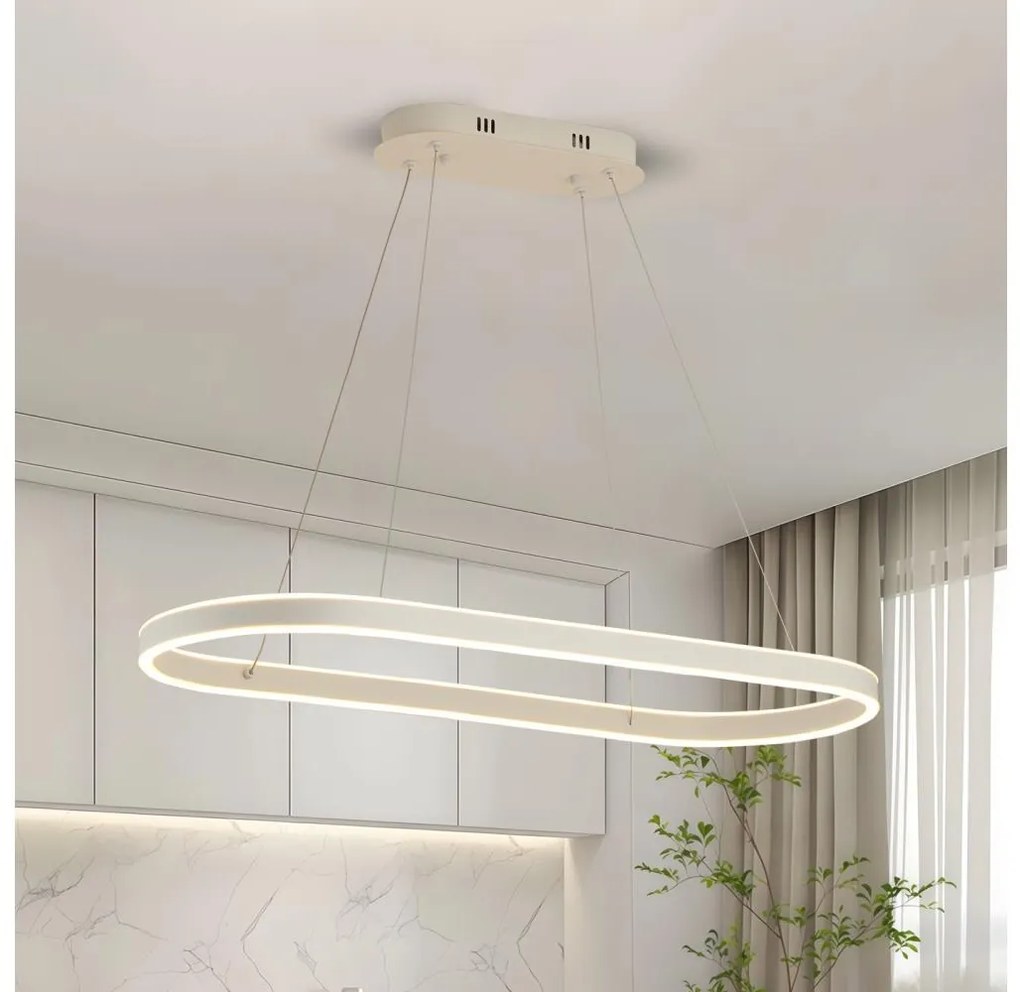 Brilagi - LED luster na lanku PONDIE LED/45W/230V 80x30 cm biela