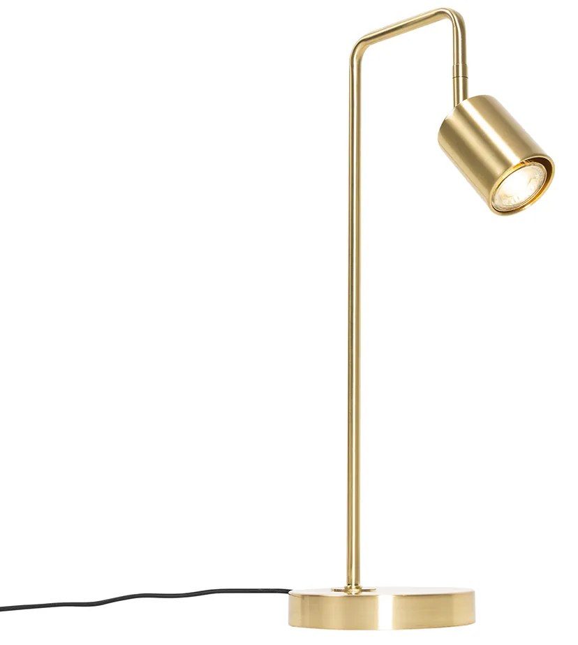 Inteligentná stolná lampa mosadzná nastaviteľná vrátane wifi GU10 - Jav