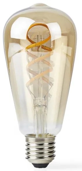 Nedis WIFILRT10ST64- LED Stmievateľná žiarovka ST64 E27/4,9W/230V Wi-Fi 1800-6500K