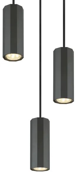 Globo 57918-3H - Luster na lanku JAMES 3xGU10/25W/230V