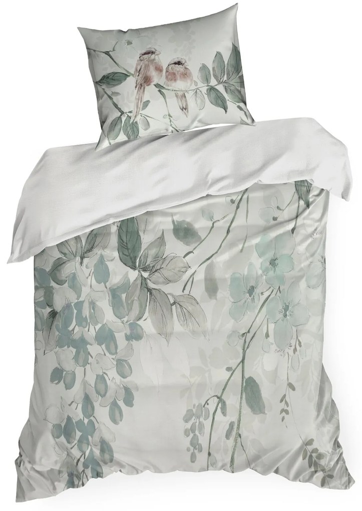 MAKOSATÉNOVÉ OBLIEČKY EVITA 160X200 CM, 2 KS 70X80 CM VZOROVANÉ