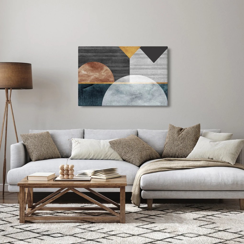 Obraz - Tvary a textúry (90x60 cm)