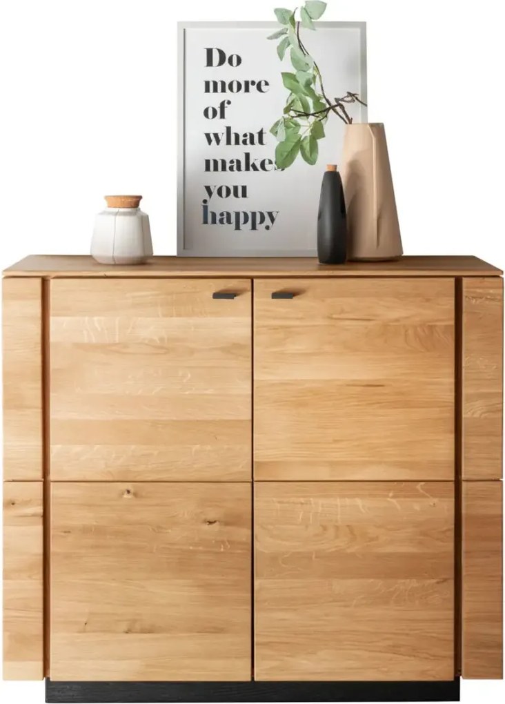 Dubová komoda s dvierkami, 99x42x86 cm