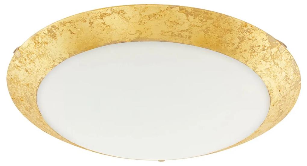 EGLO Stropné LED svietidlo MONTENOVO, 16W, teplá biela, 39,5 cm, okrúhle, zlaté